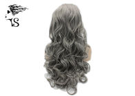 Soft Deep Wave Synthetic Lace Front Wigs , Curly Hair Lace Front Wigs Soft Smooth