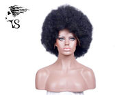 Tight Afro Kinky Curly Full Lace Human Hair Wigs Short Black Wigs Heavy Density