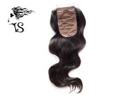 Natural Body Wave Clip In Closure Hair Piece , Virgin Remy Lace Front Closure Piece