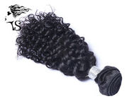 Curly Human Hair Extensions Brazilian Virgin Human Hair Long Lasting 10 Inch 8A